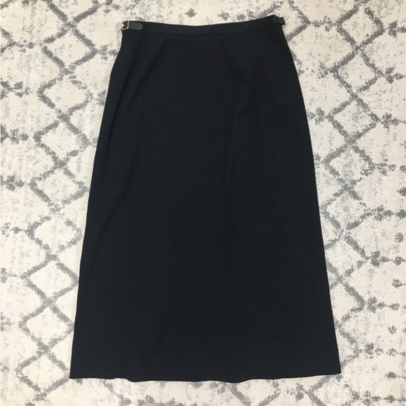 Ralph Lauren Black Skirt Mid Length 10p​​​ - Picture 6 of 6